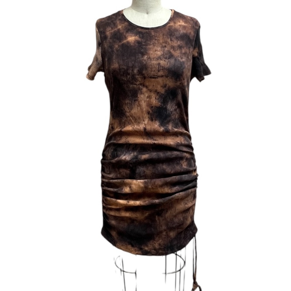 Unbranded Adjustable Bleach Dyed Style Dress